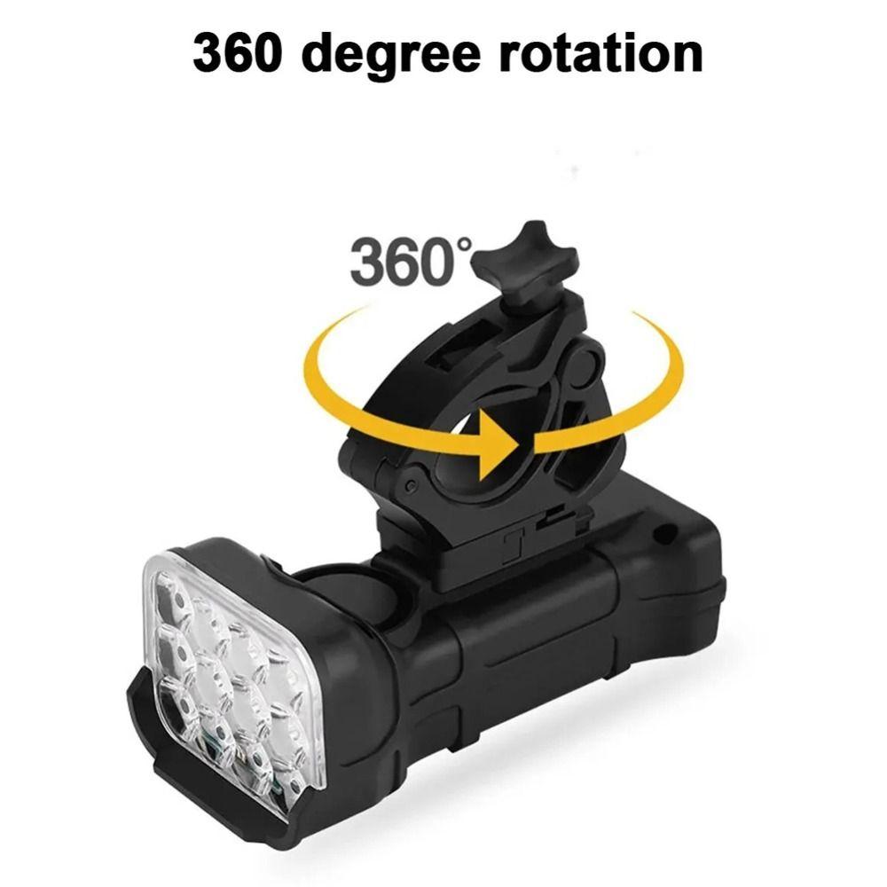 5 Trybów Oświetlenia 12 LED Lampa Rowerowa 140dB Głośniki Wodoodporna Lampa Bezpieczeństwa Roweru Jasna Akumulatorowa Przednia Latarka MTB