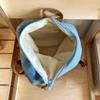 Denim Folding Backpack Patchwork Couple Backpack Student Backpack