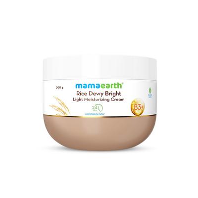 Reis Dewy Bright Light Feuchtigkeitscreme 200G Für Gesicht Hände Körper Nicht fettend 24H Hydratation Glow Für alle Hauttypen
