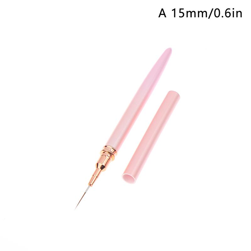 1/5 buc Pensule Profesionale pentru Nail Art, Linii, Detalii, Desen, Pictură, Instrumente Tip Stilou pentru Manichiură
