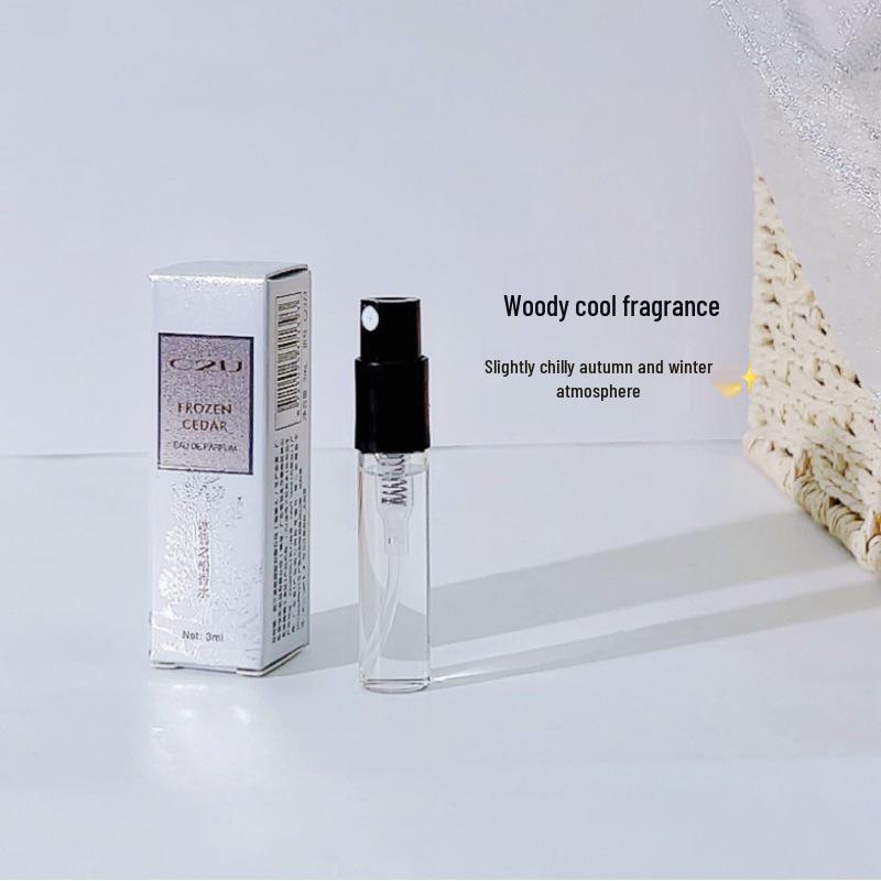 C2U White Tea Fresh Perfume Sample 3ml with Atomizer, Portable Women's Spray