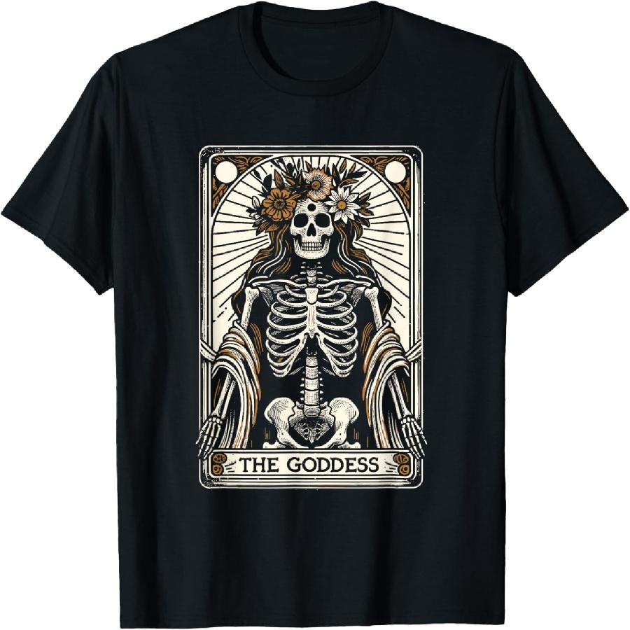 

Tarot Card Goth Occult Gifts & Accessories Unisex-Youth Black Modern Gothic T-Shirt The Goddess Small XXXXXL чорний
