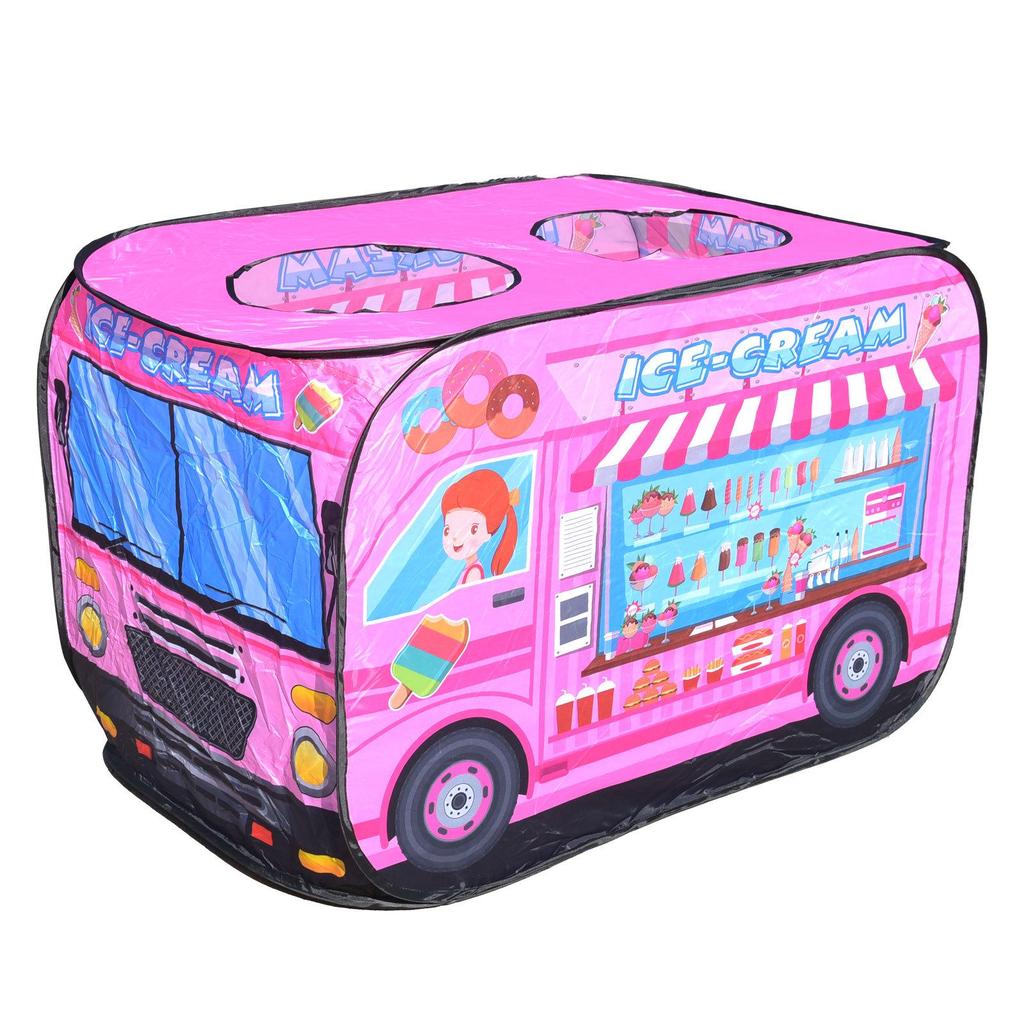 Kids' Fire Truck, Police Car, Bus, and Ambulance Play Tent for Indoor & Outdoor Fun