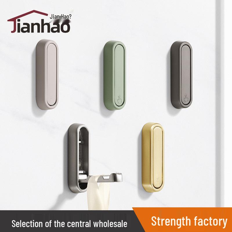 Modern Minimalist Foldable Zinc Alloy Coat and Hat Hook
