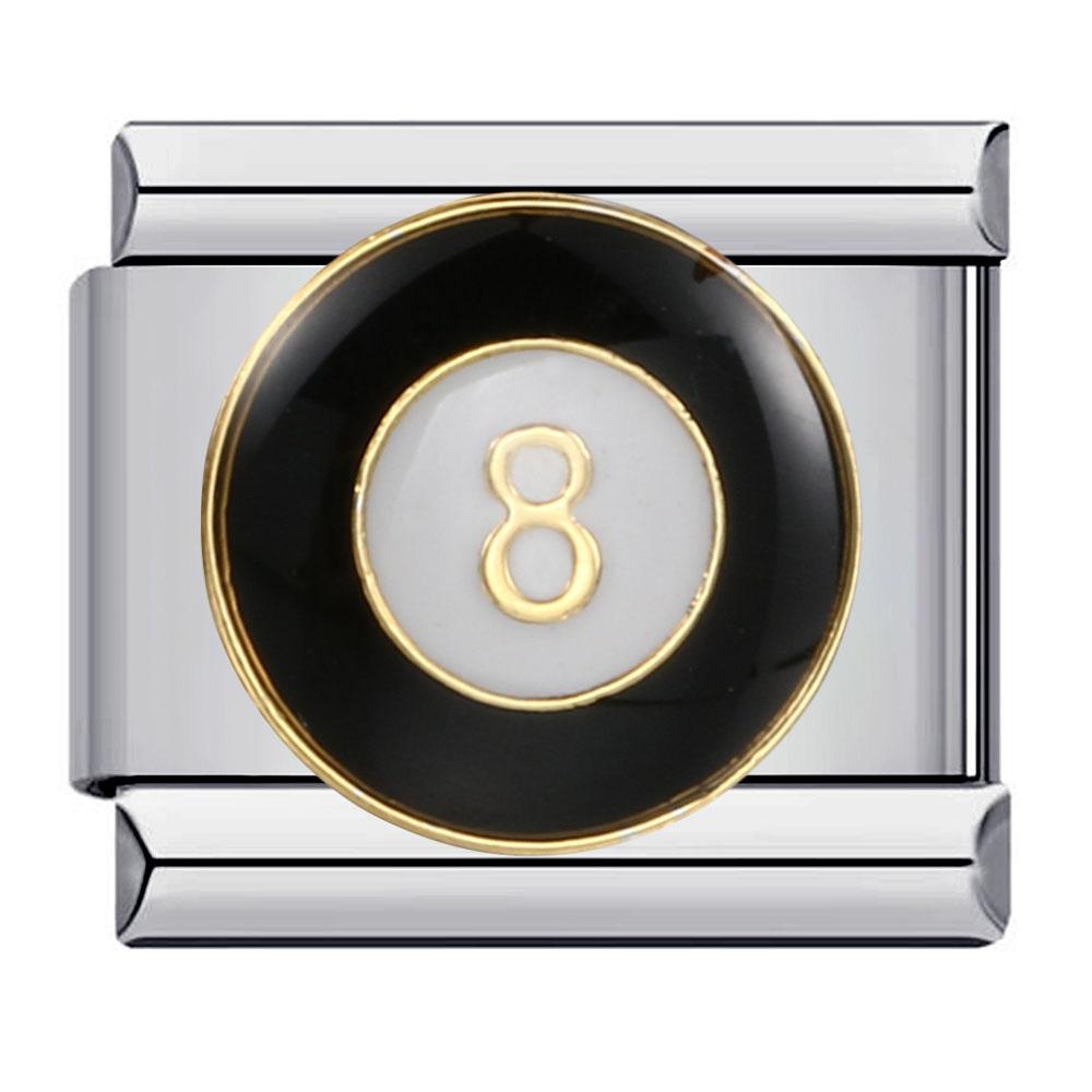 

Модные разноцветные глазурованные доллары, игральные кости, покер, снукер, подвески, итальянские звенья, браслеты 9 мм, браслет из нержавеющей стали, изготовление ювелирных изделий своими руками