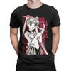 Usagi Tsukino Red Novelty Graphic 100% Cotton T-Shirt Tsukino Usagi Tees Tops For Men
