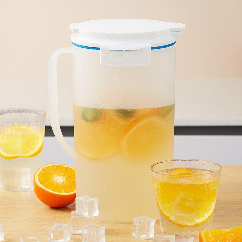 High Temperature Fruit Tea Drink Kettle 2L Juice Bucket Cold Water Pot  Kitchen Refrigerator