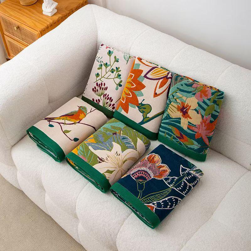 New Style Pure Cotton Gauze Jacquard Edge Binding Extra Large Thickened Absorbent Quick-Drying Bath Towel for Couples Family Use