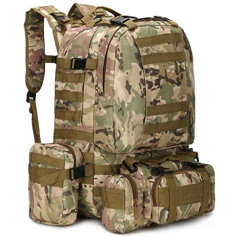 Military Outdoor 65l Tactical Sportbag Camping Hiking Trekking Rucksack Backpack