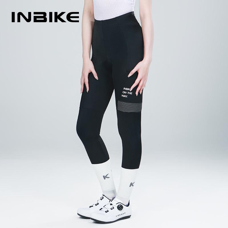 

Женские весенние велосипедные брюки - Влагоотводящие, дышащие, светоотражающие, с боковыми карманами. M чёрный