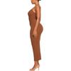 SKIMS Solid Color Adjustable Strap Cami Dress Women dresses Bronze AP-DRS-1829-BRO