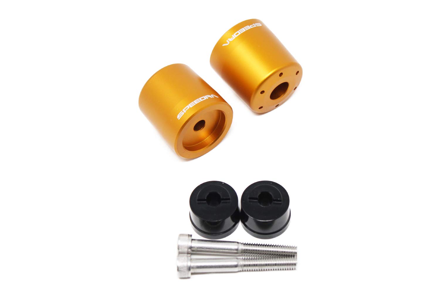 SSK Aluminum Bar End Type B HONDA Half Moon Type золотой
