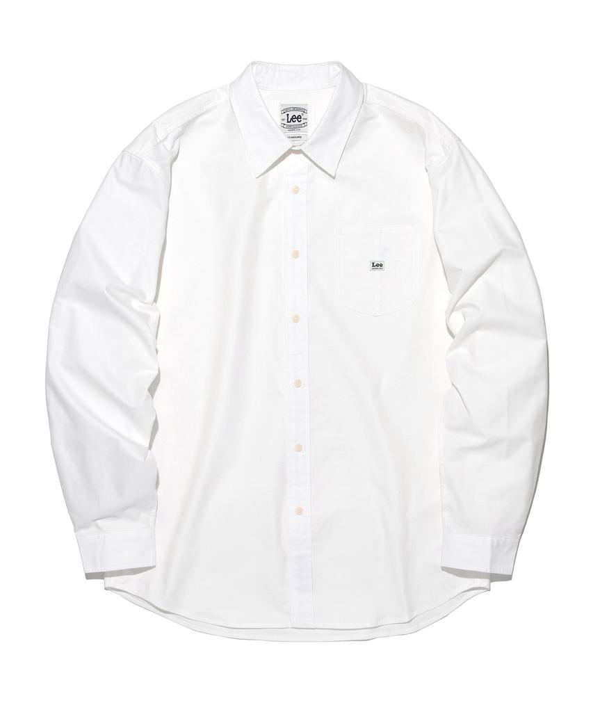 LEE Rocco Pocket Oxford Shirt White