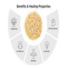 Citrine Natiral Rough Stone for Vastu, Crystal Healing, Spirituality, Business Success, Money Abundance Prosperity 50 Gm