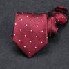 Men'S Zipper Free Dress Tie Business Red Black Professional Wedding Groom Korean Version Of A Pull Tie