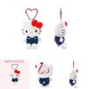 Cute Plush Cat Keychain Toy Lovely Bag Backpack Decoration Gift Soft And Fluffy Cartoon Style 10cm Height