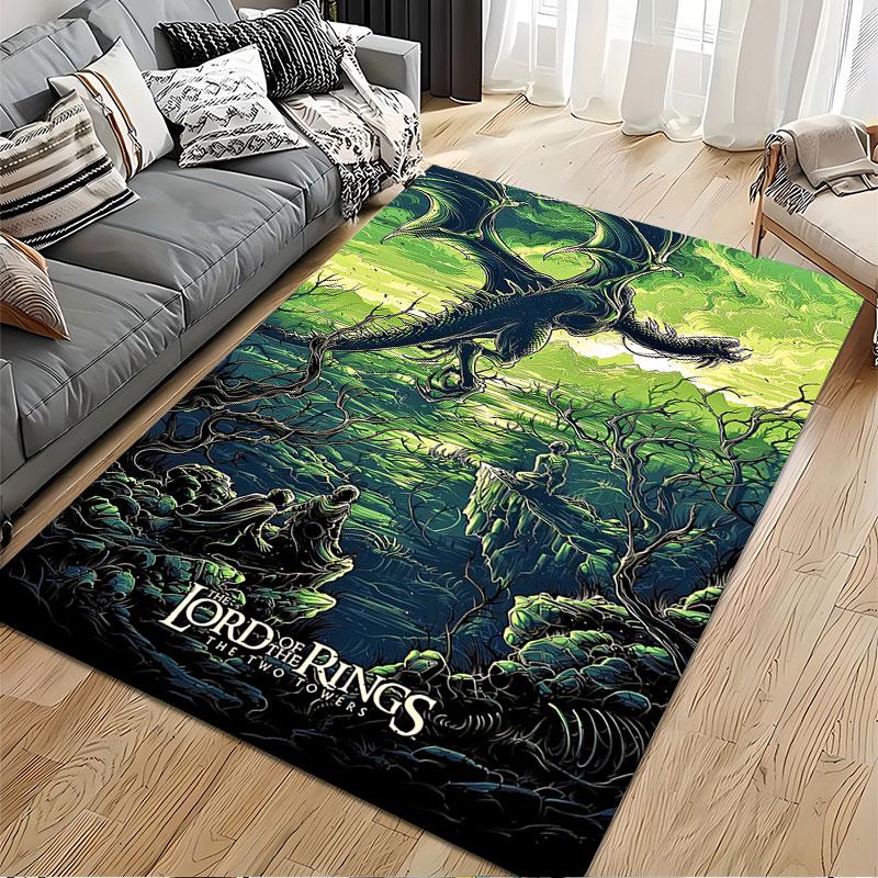 The Lord of the Rings Dragon suitable as a non-slip mat for the living room or bedroom sofa