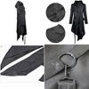 Eleganter Gothic Schwalbenschwanzmantel für Herren Perfektes Cosplay-Kostüm Halloween-Uniform