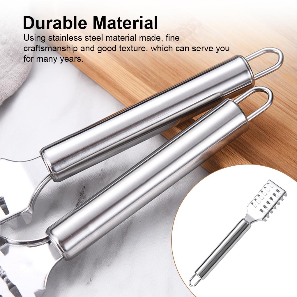 Hautschaber Werkzeug Edelstahl Küchenhelfer Hängende Runde Rohr Fisch Restaurant Zubehör Schuppenentferner Haushalt