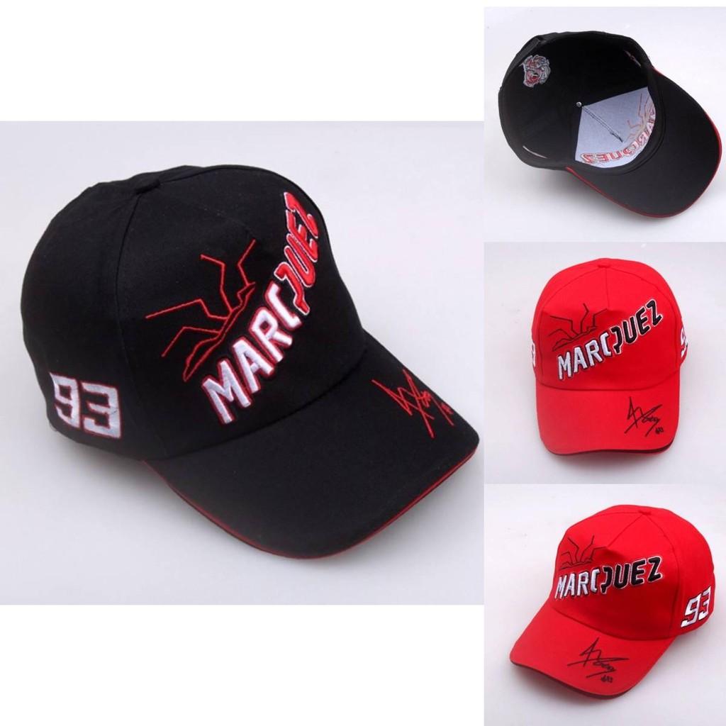 Black And Red Marc Marquez 93 Baseball Cap For Outdoor Sports