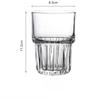 Cocktail Cups Thick and Stackable Glass Cup Beverage Cup Creative Foreign Wine Cup for Bar Home Whiskey Cup Restaurant Tea Cup