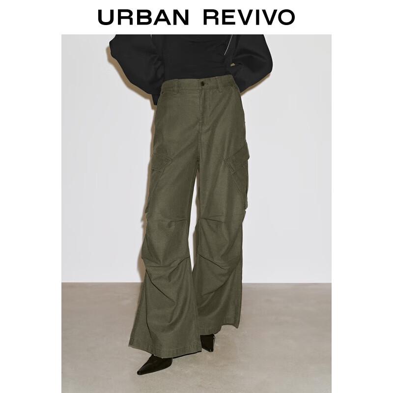 

UR Women s Amber Flow Pleated Wide-Leg Cargo Pants 30