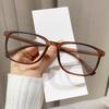 Trendy Classic Square Frame Anti Blue Light Presbyopia Glasses Unisex High Definition Comfortable Reading Eyewear 0 To +4.0