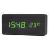 Creative Sound-Activated Wooden Clock - Multifunctional Home & Student Gift