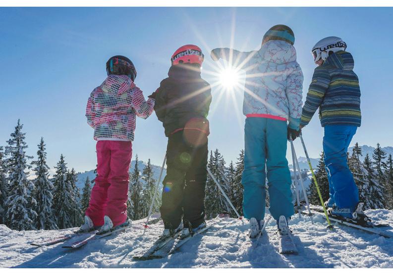 Children's Trendy Ski Suit Set - Warm Top & Pants for Boys and Girls Outdoor Sports