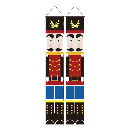 Christmas Porch Sign Bright Color Festival Supplies