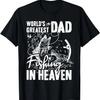 T-shirt Papa le plus formidable du monde Pêche au paradis Famille Papi Mémorial