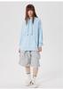 Unisex Drop Shoulder Solid Color Hoodie Pullover - Spring & Autumn Long Sleeve Sweatshirt