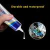 Adhesivo Fuerte para Reparación de Calzado - Adhesivo de Material Plástico Flexible Transparente, Solución Tubular de Secado Rápido para Fijación de Calzado, Adhesivo para Calzado