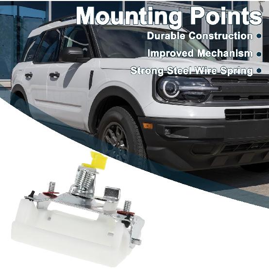 Exterior Door Handle for Mitsubishi Pajero Montero 1990-2001 Durable No.MB669338 | Rear Door Handle White 1 Pc