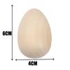 Wooden Simulated Egg Creative DIY Graffiti Painted Wooden Easter Eggs Realistic Easter Ornament For Holiday Home Decoration