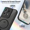 KEYSION Magnetyczne Etui na Telefon do Motorola Edge 50 Pro 5G Matowe Półprzezroczyste Przezroczyste Odporne na Wstrząsy Pokrowiec do Edge 50 Ultra 50 Fusion 5G