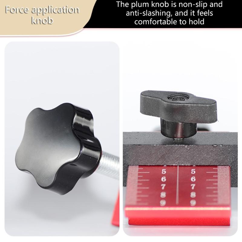 Heavy Type Aluminum Cabinet Door Alignment Aid Tool Ergonomic Rotating Base with Secure Single User Operation