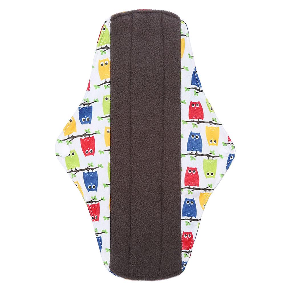 1PC Reusable Washable Panty Liner Bamboo Charcoal Cloth Mama Sanitary Menstrual Pad(WSD3)