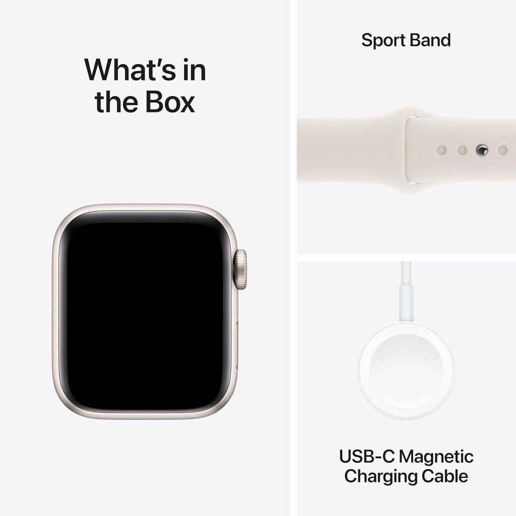 Smart Watch Apple Watch SE2(Second Generation) GPS 40/44MM Aluminum Case with Silicone Strap