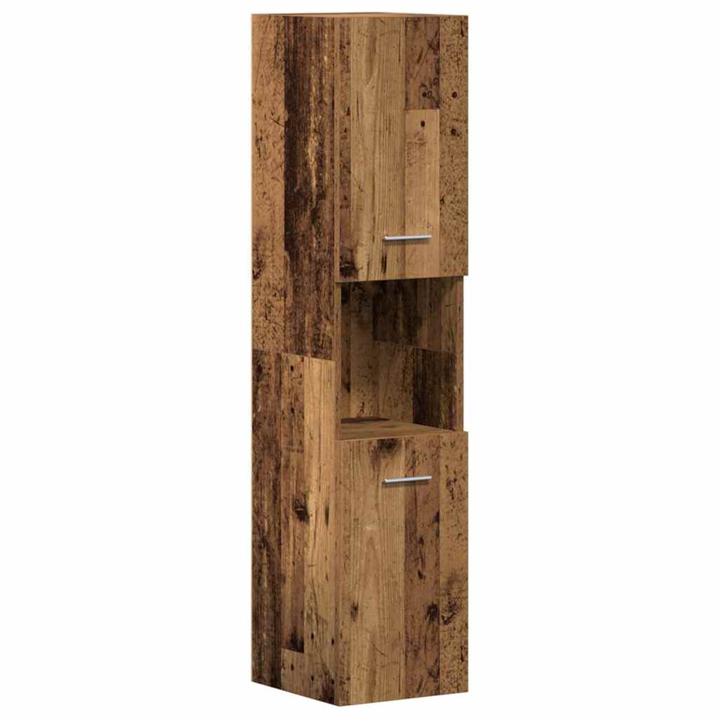 Bathroom Furniture Set with Shelf 4 pcs Reclaimed Wood Effect Wood Based Material