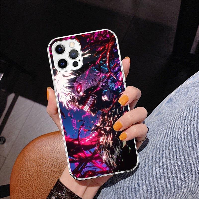 

Чехол для телефона G-Ghoul Tokyo Kaneki Ken Для iPhone 17 Air 16 Pro Max 16E 15 + 14 Plus 11 12 13 Mini 7 8 SE Подарок Печатная Крышка Fundas iPhone 15 Plus
