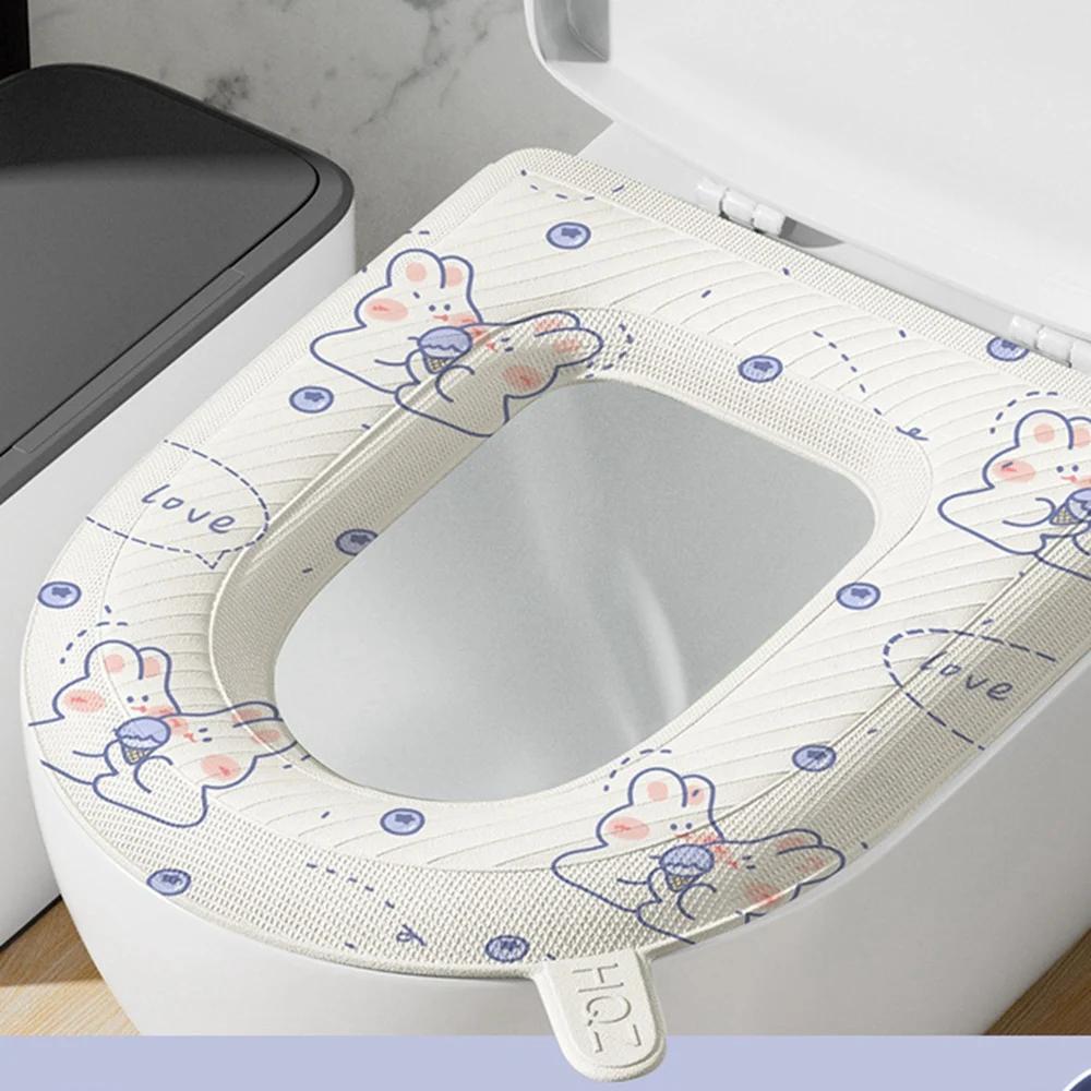Toilet Seat Mat Device Washable Mat Cover Household Toilet Ring Four Seasons Universal Toilet Seat Cover Seat Cushion
