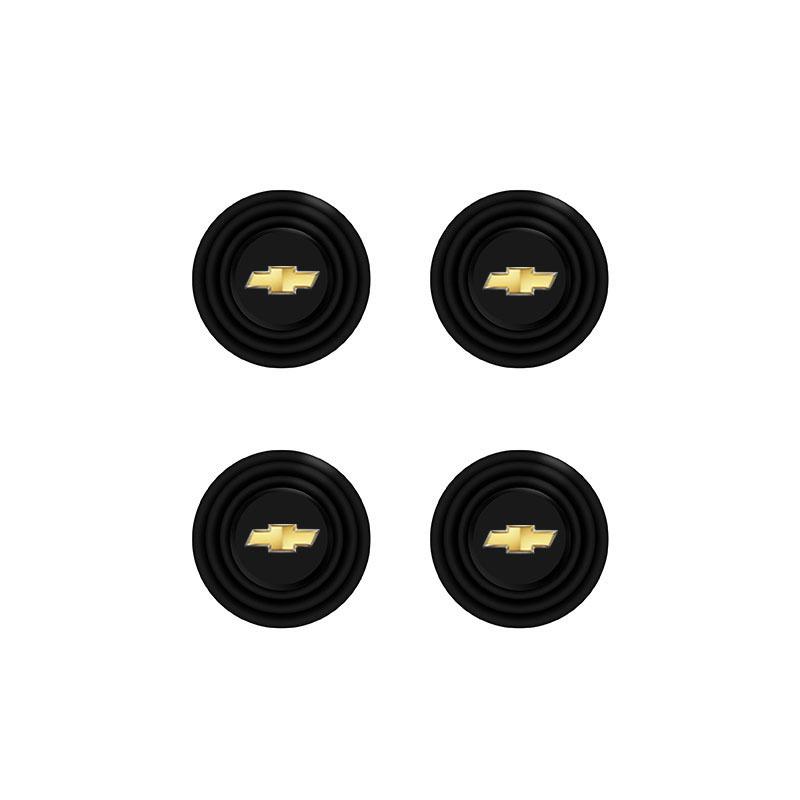 Car Door Silicone Anti Shock Pad Universal Trunk Sound Insulation Pad For Chevrolet Colorado Cruze Spark Captiva Malibu Trax LC2