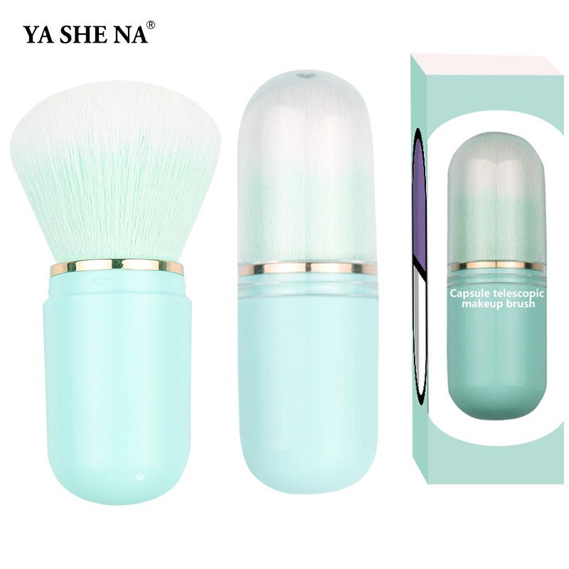 Yasna Telescopic Portable Makeup Brush - Capsule Blush Brush Beauty Tool