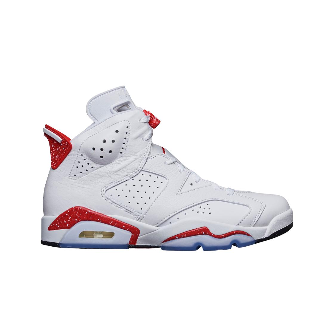 

Мужские кроссовки Jordan 6 Retro White и University Red CT8529-162