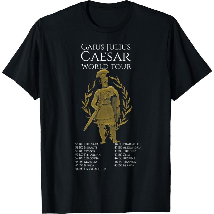 Футболка SPQR History - Футболка Gaius Julius Caesar World Tour S