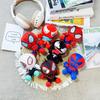 Cute Cartoon Hanging Spider Plush Doll Keychain Bag Pendant Ornament