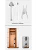 Foldable Rack Ironing With Floor Handheld Board And Adjustable Telescopic Support