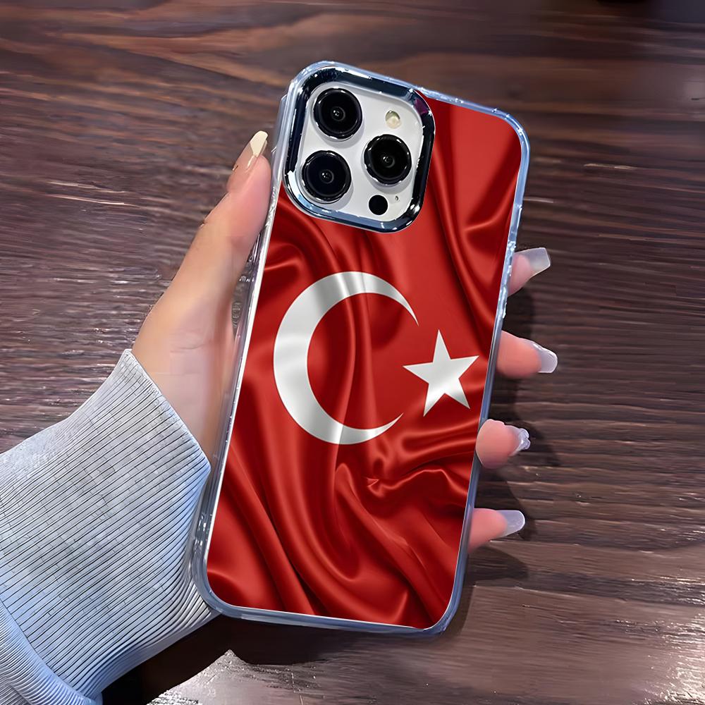 

Turk Wolf Turkey Flag Phone Case For IPhone 17 Pro Max 16 15 14 Pro Max IPhone 13 Pro Max 11 Plus Transparent Cover iPhone 16 Pro Max