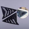 1 Pair Carbon Fiber Style ABS Car Rear Left & Right Side Vent Window Scoop Louver Cover Trim Fit for Hyundai Elantra 2011-2015
